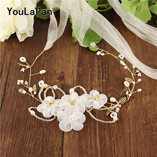 Ivory organza YouLaPan SH62 свадебный пояс Свадебные ремни из бисера Свадебное платье ленты, свадебные ленты лоза Свадебные аксессуары тонкие ремни - Цвет: Ivory organza