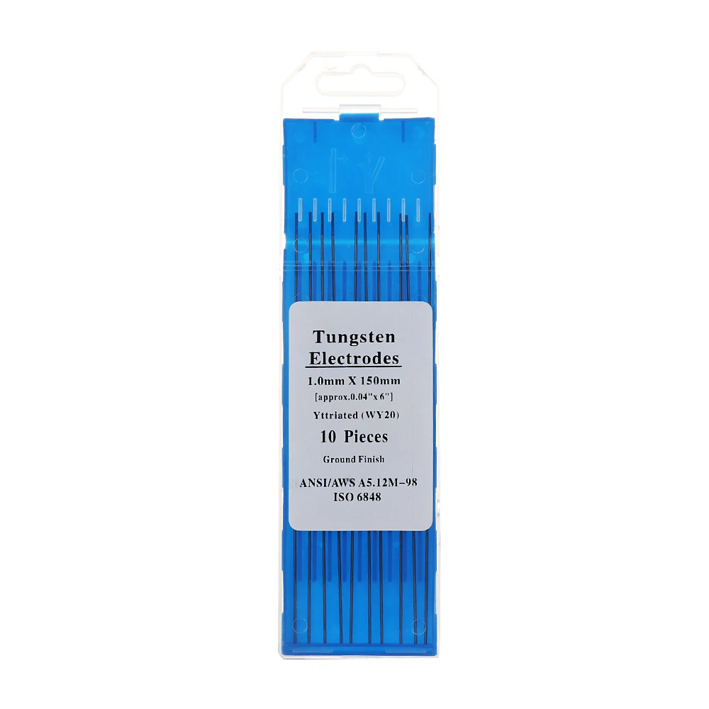 

10PCS WY20 1.0 1.6 2.0 2.4 3.0 3.2mm 2.0% Tungsten Electrode Professional Tig Rod Lanthanated for Tig Welding Machine