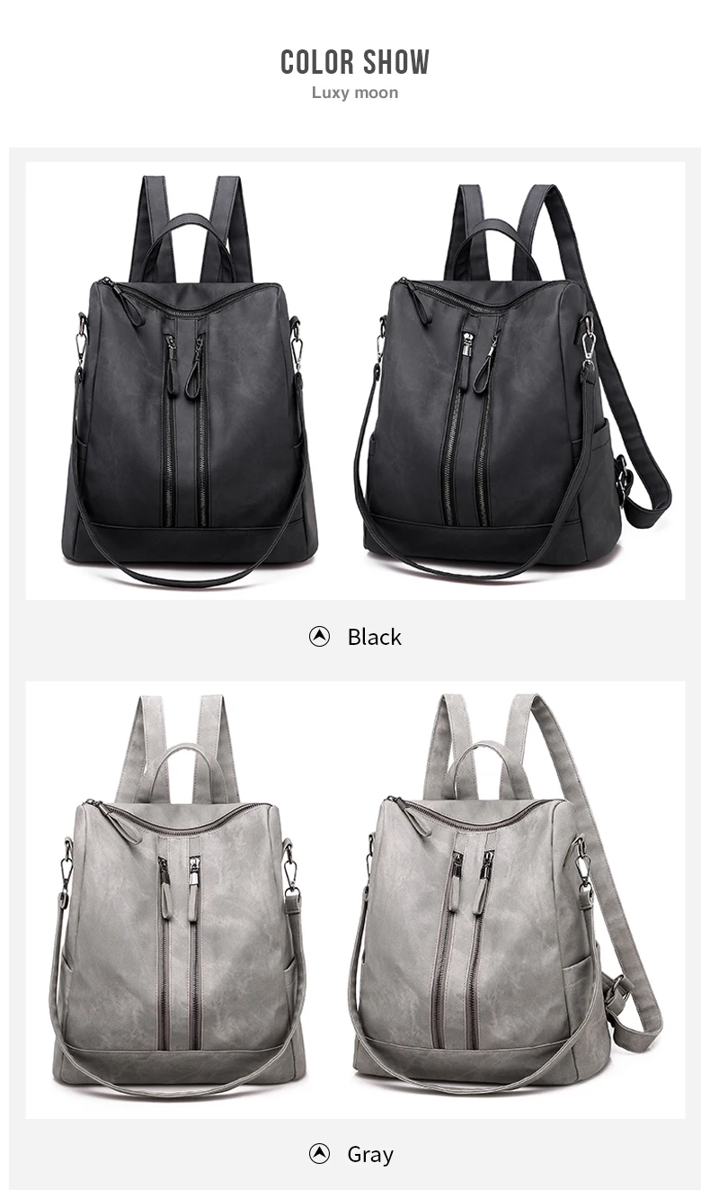 Женский кожаный рюкзак высокого качества рюкзак для девочек Дорожная сумка через плечо женская сумка mochilas mujer XA489H