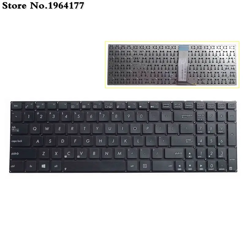 US Keyboard for Asus X502CA X502U X502A X502XE X502C X502 X502XI BLACK | Компьютеры и офис
