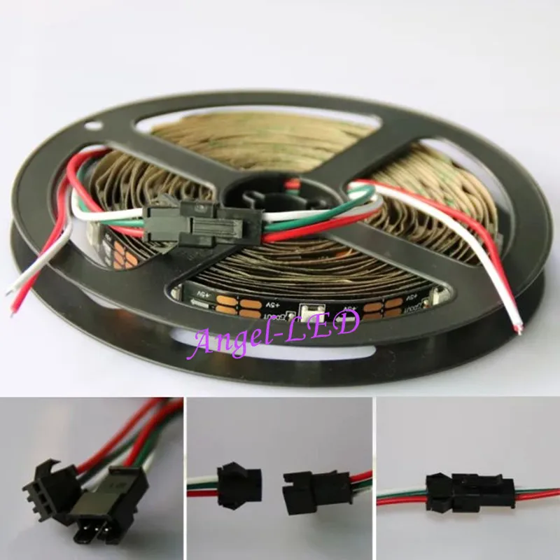 10M DC5V ws2812b 150LED ws2811 IC built-in Individually Addressable NonWaterproof 5050RGB Dream Color LED Strip