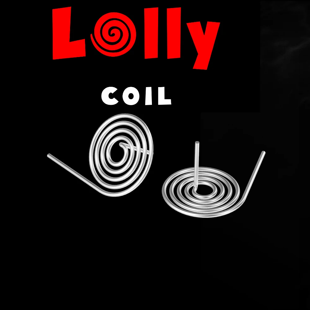 

10pcs/Pack Eletronic Cigarette Atomizer Core Damn Vape Prebuilt Lolly Coils For Electronic Cigarette DIY RDA/RBA/RDTA Vape coil