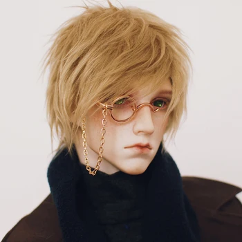 

Cateleya BJD SD Unilateral noble gold wire glasses With chain Three colors to choose from 1/3 1/4 1/6 dolls to choose from