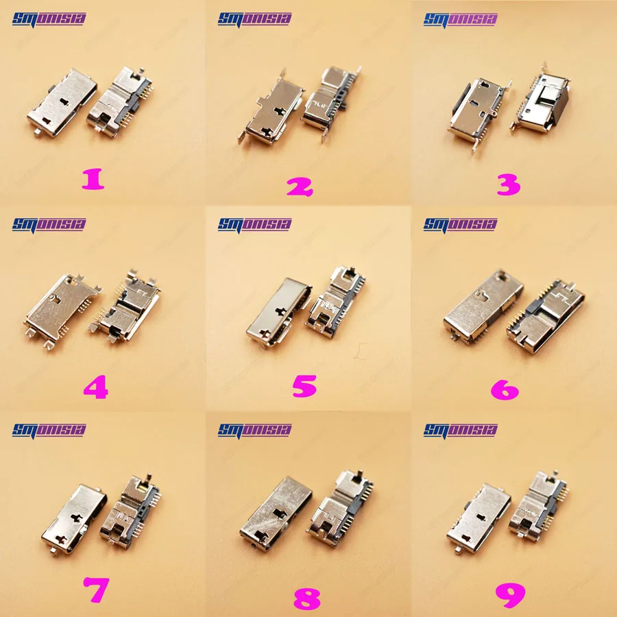 

10Model 20pcs/lot Micro USB 3.0 female Connector SMT/DIP/ Vertical USB socket for laptop phone Micro 3.0 usb Port Plug