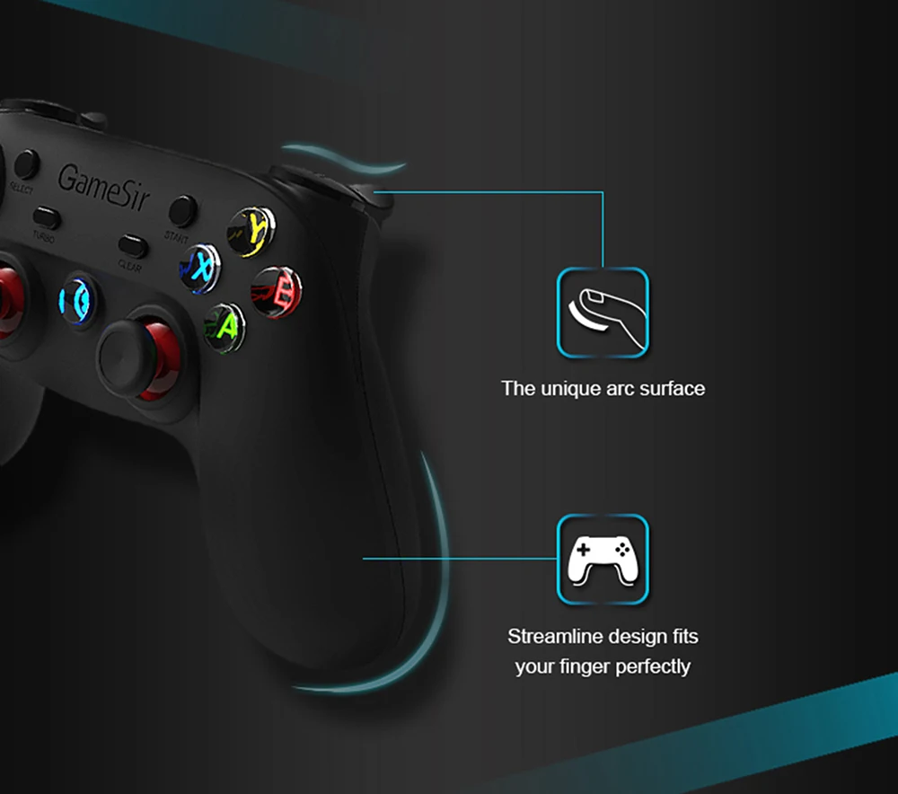 GameSir G3s Bluetooth беспроводной игровой контроллер геймпад для ПК Android телефон Windows PS3 samsung планшет gear VR игровой джойстик