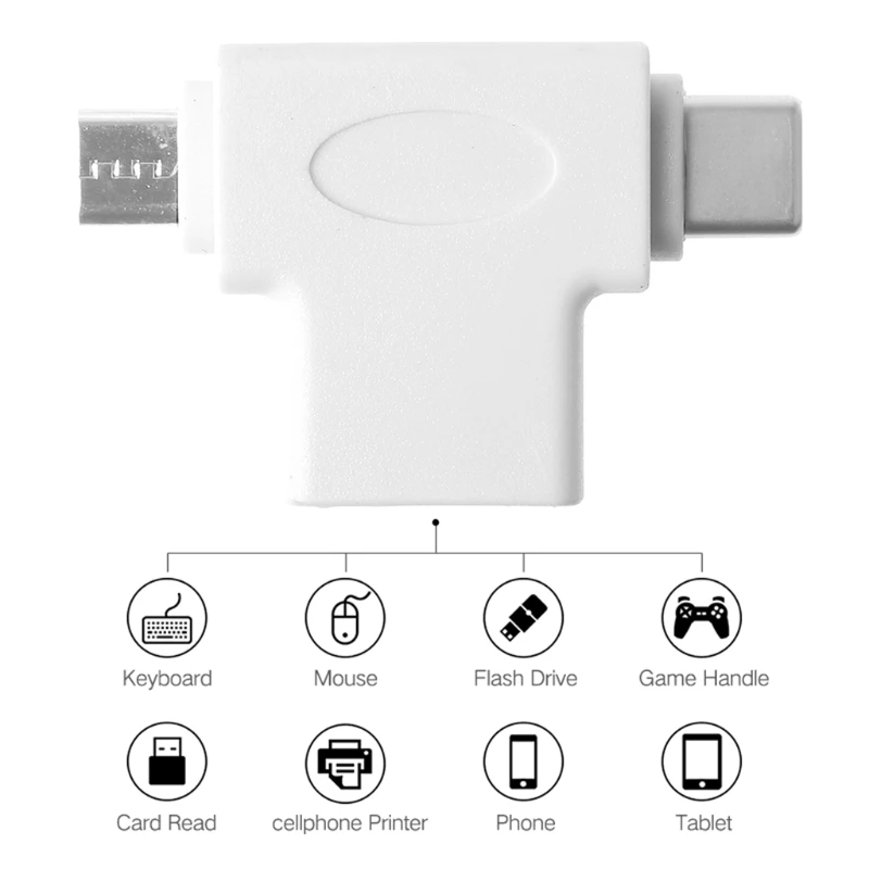 USB 3 0 OTG адаптер конвертер Micro Type C для Samsung Xiaomi Huawei Android X6HA|Переходники и адаптеры| |