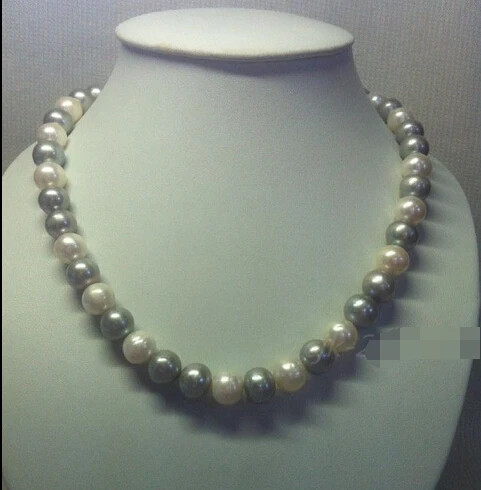 

Wholesale FREE SHIPPING > Excellent AAA 18" 11-12 MM ROUND GREY AUSTRALIA SOUTH SEA PEARL NECKLACE 14KGP