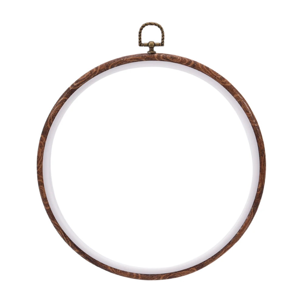 round 11cm Embroidery Hoops Frame Set Bamboo Wooden Embroidery Hoop Rings for DIY Cross Stitch Needle Craft Tools