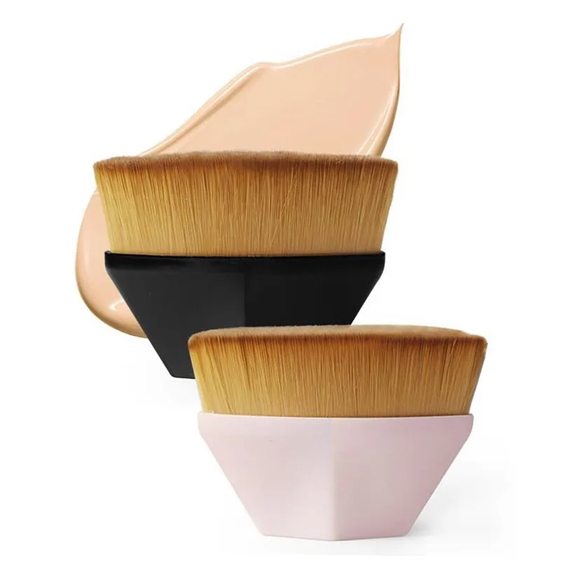 Flower flat foundation brush 5