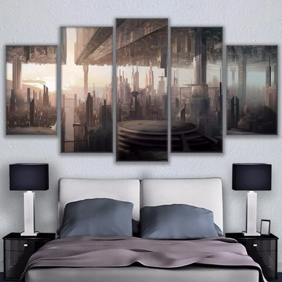 Home Decor Posters Frame Living Room HD Printed Painting 5 Panel