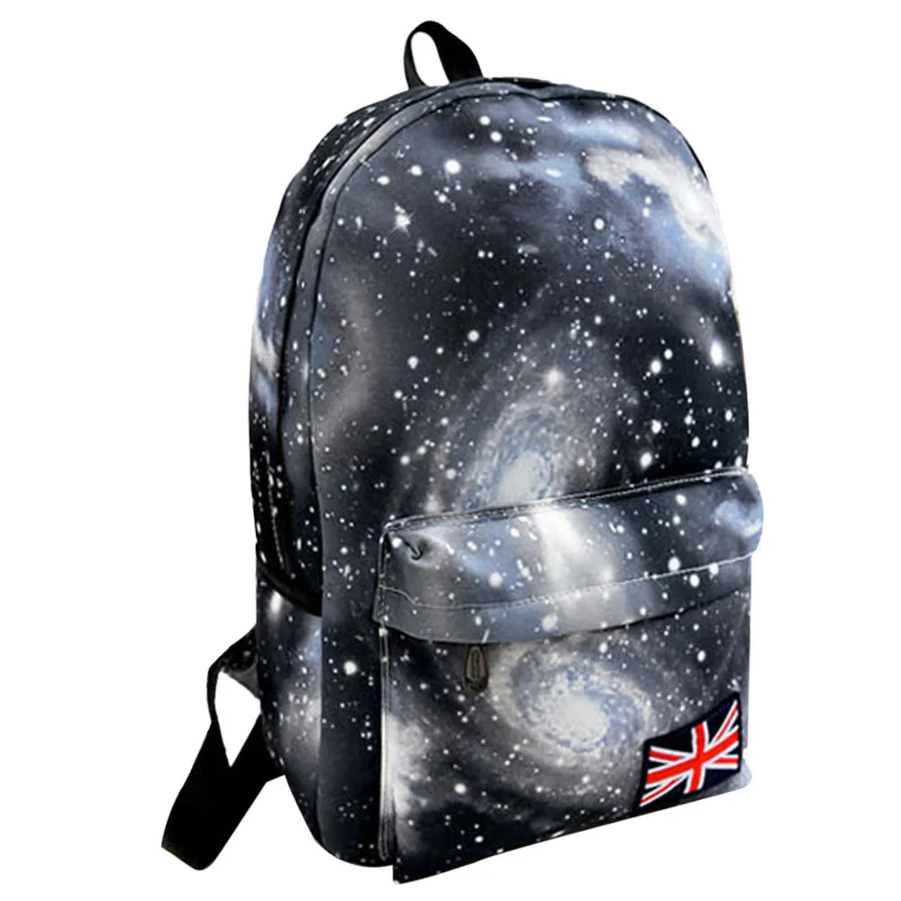 Удобные Модные дорожные аксессуары Галактический узор походный рюкзак унисекс холщовые сумки для отдыха школьные сумки, рюкзаки Canta