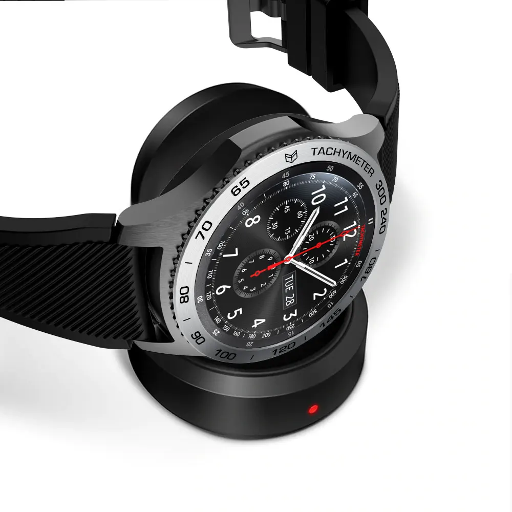 Ободок для Galaxy Watch 46 мм ободок кольцо Крышка для samsung gear S3 Frontier/S2 SM-R720 против царапин умный браслет чехол с металлическим кольцом