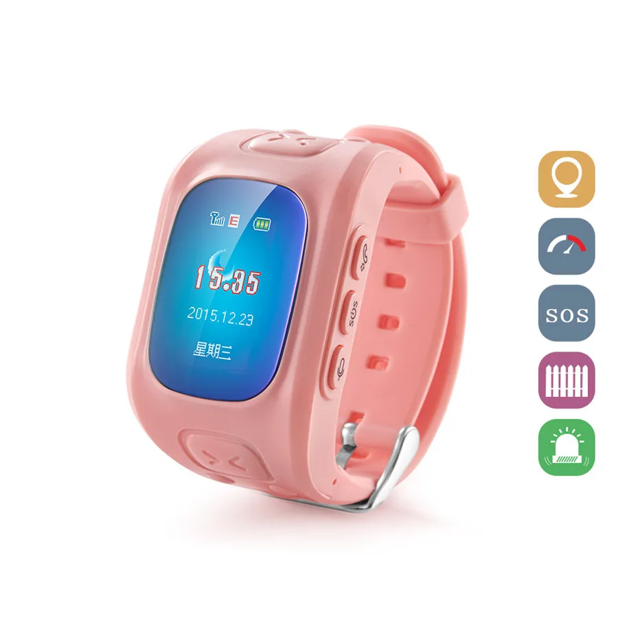 2016 New GPS Watch Tracker for Kids SOS Emergency GSM Smart Watch GPS LBS WiFi Location