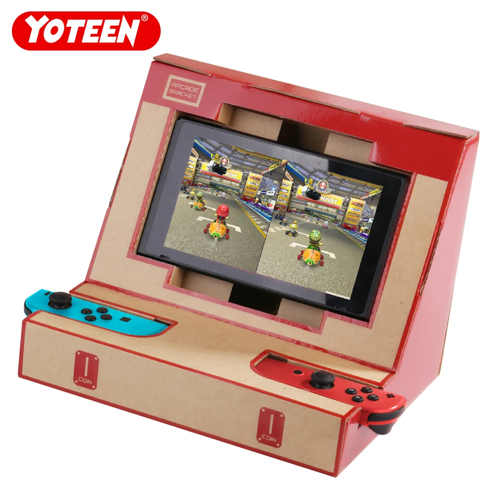 Yoteen Складная подставка для nintendo Switch DIY Labo бумажный аркадный кронштейн симулятор |