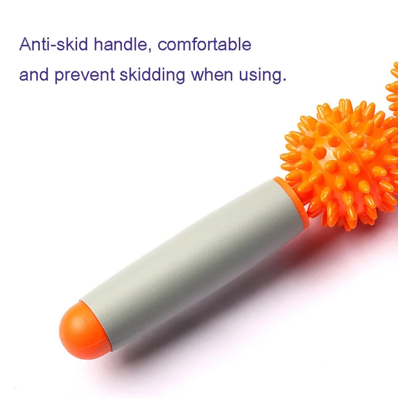 Massage Stick Spiky Trigger Point Relief Muscle Pain Stress Fitness Fascia Ball Roller Health Care Relax Muscle