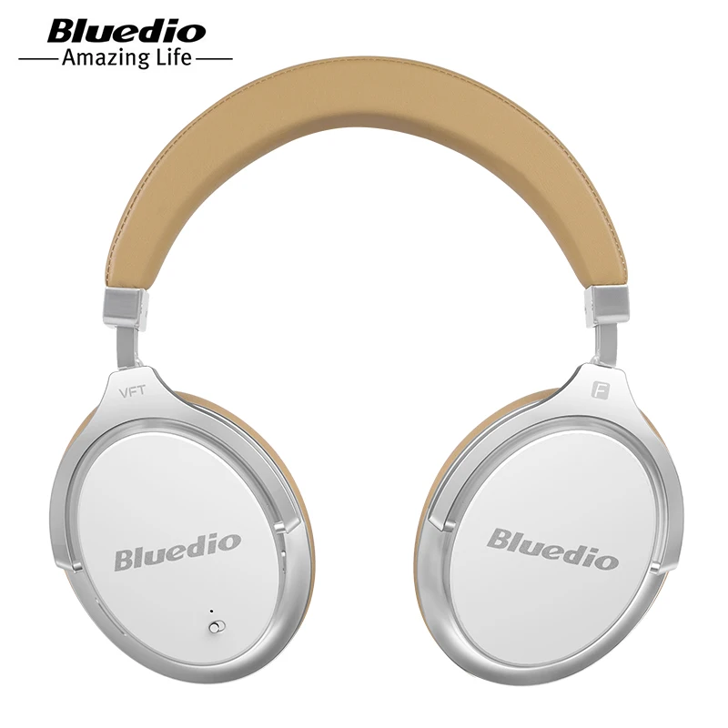 Koop Bluedio F2 Active Noise Cancelling Draadloze Bluetooth Hoofdtelefoon draadloze Headset met microfoon voor telefoons