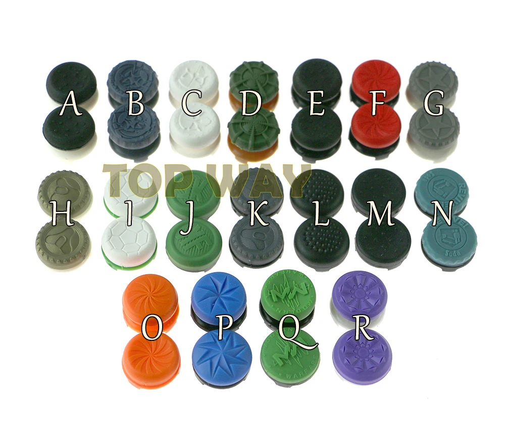 

ChengChengDianWan CQC FPS Thumb Grip Joystick Cap Thumbstick Cover Extenders Joystick Cap Grips for PS4 Controller 10pcs=5pairs