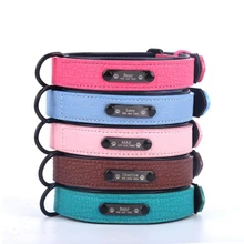 Dog Collars Personalized Custom Leather Dog Collar Name ID Tags For Small Medium Large Dogs Pitbull Bulldog Beagle Correa Perro Dog Collars Personalized Custom Leather Dog Collar Name ID Tags For Small Medium Large Dogs Pitbull Bulldog Beagle Correa Perro