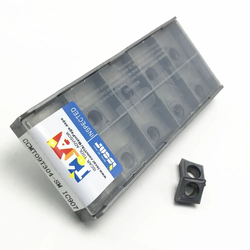 

CCMT09T304 SM IC907 / IC908 Carbide inserts Internal Turning Tools Lathe cutter Cutting Tool CNC Tools