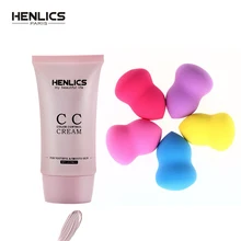 HENLICS SPF25 CC крем Красота бальзам для лица макияж Жидкая основа+ косметика слоеного составляют комплект