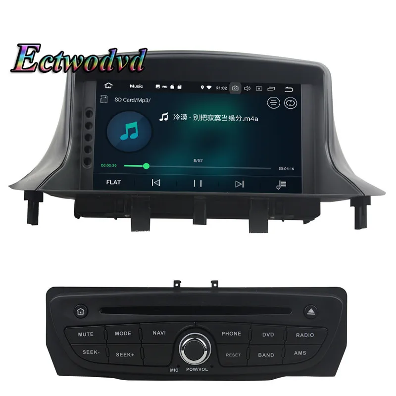 Perfect Ectwodvd Octa Core 4G Android 8.0/Quad Core Android 8.1 Car Multimedia DVD Player For Renault Megane III Fluence 2009-2016 5