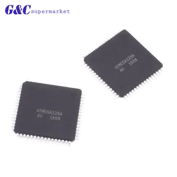 

10 PCS ATMEGA128A-AU ATMEGA128A ATMEGA128 8-bit Microcontroller with 128K Bytes In-System Programmable Flash QFP-64