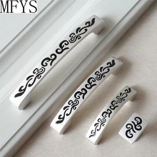 New Arrived Drawer Pulls Handles Black Silver Dresser Pull Knob Kitchen Cabinet Handle Knobs Furniture antique drawer pulls antique silver bear cabinet knob cupboard dresser furniture kitchen drawer knobs handle pulls
