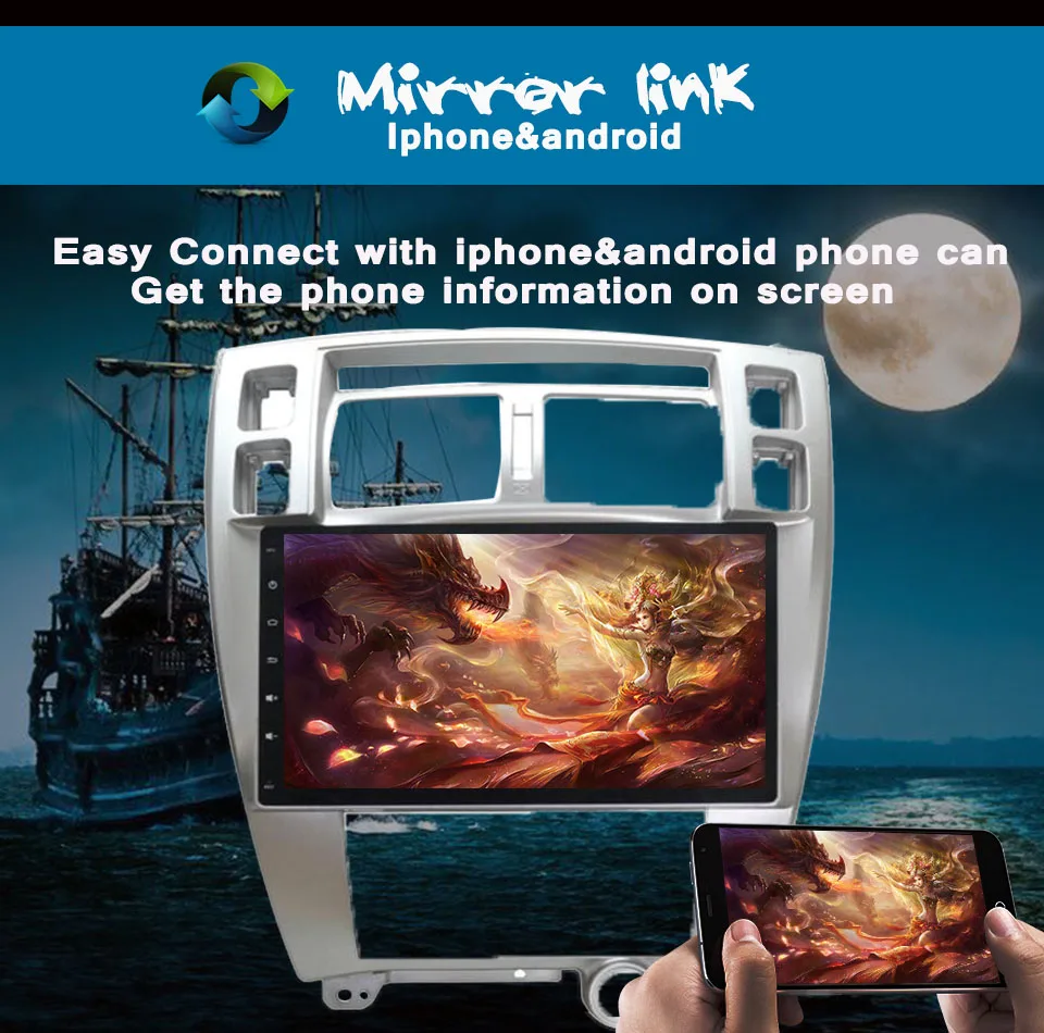 Best 4G+64G Android 9.0 Octa core 10.1 inch for Hyundai Tucson 2006-2014 car radio dvd gps navigation steering wheel control System 4