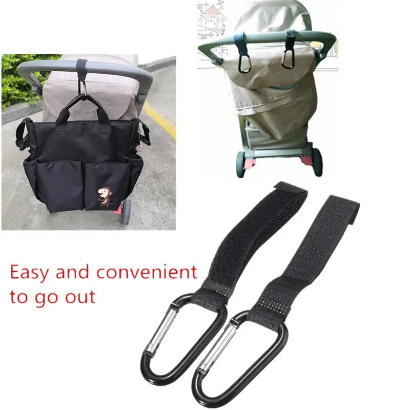 2018 2Pcs Universal Buggy Mummy Clips Pram Pushchair Shopping Bag Hooks
