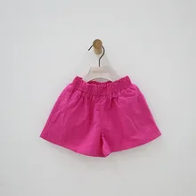 Детские штаны г. Летние пляжные повседневные штаны для девочек детские повседневные свободные шорты, одежда новые летние шорты ярких цветов для малышей