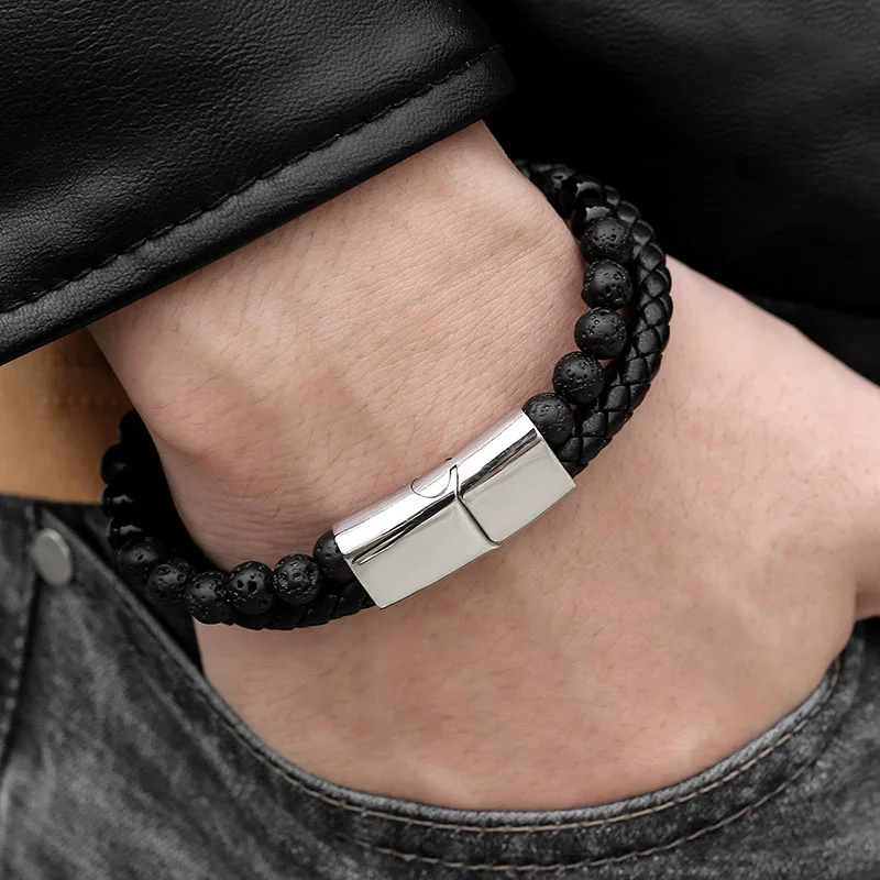 Aliexpress.com : Buy 4 Color Genuine Leather Bracelet For Men Natural