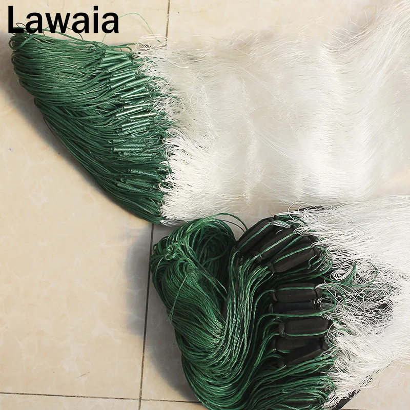 

Lawaia Three-layer Fishing Net 3 Meters High And 70 Meters Long Sticky Net High Quality Float And Lead Drop Monofilament Fishing