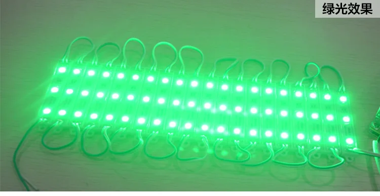 Super Bright SMD 5054 LED Module Light 6LEDs DC12V Waterproof Store Window Lights LED Advertisement Module Light Lamps (Green) (91)