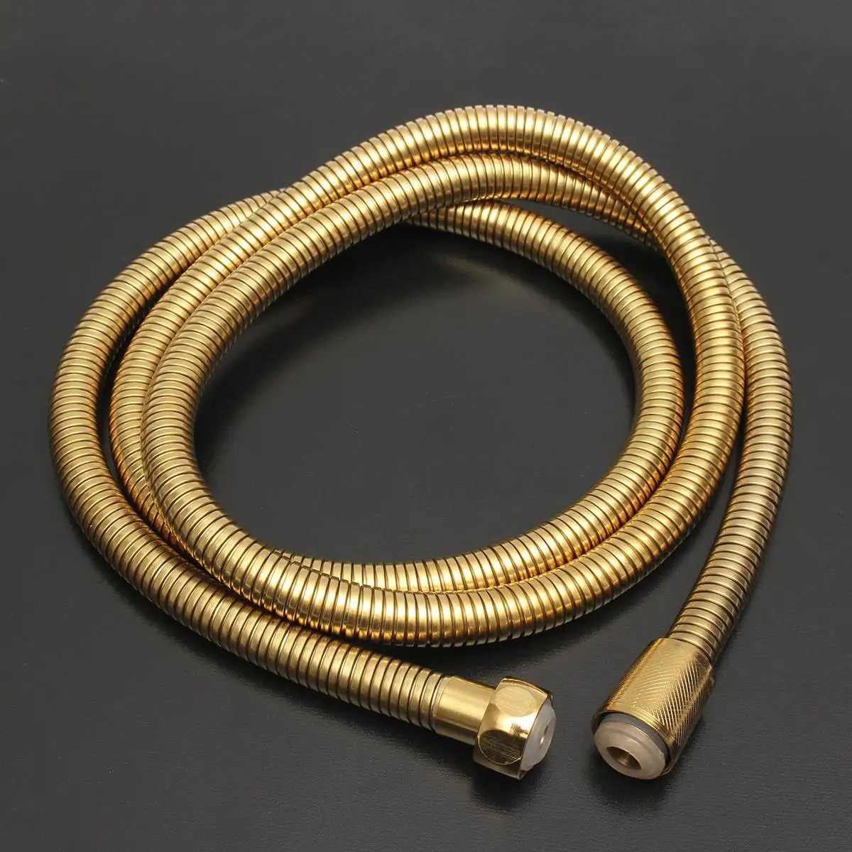 New 1.5m Gold Flexible Stainless Steel Bathroom Water Shower Head Hose