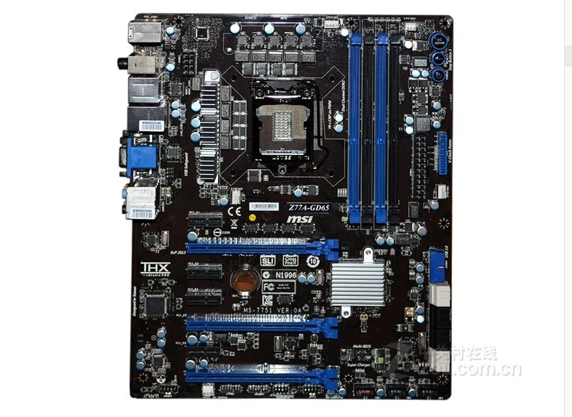 الأصلي اللوحة ل MSI Z77A-GD65 LGA 1155 DDR3 ل I3 I5 i7 cpu 32 GB USB3.0 SATA3 Z77 سطح اللوحة شحن مجاني