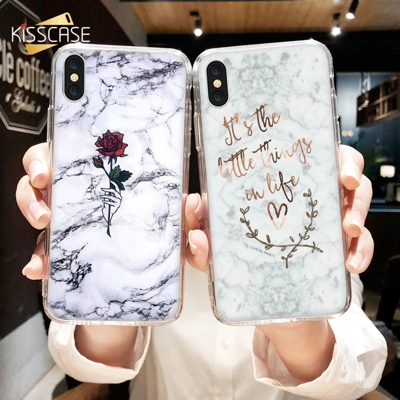 

KISSCASE Rose Marble Case For Samsung Galaxy Note 9 8 S9 S8 Plus S7 Soft TPU Case For Samsung A3 A5 A7 J3 J5 J7 2016 2017 Shells