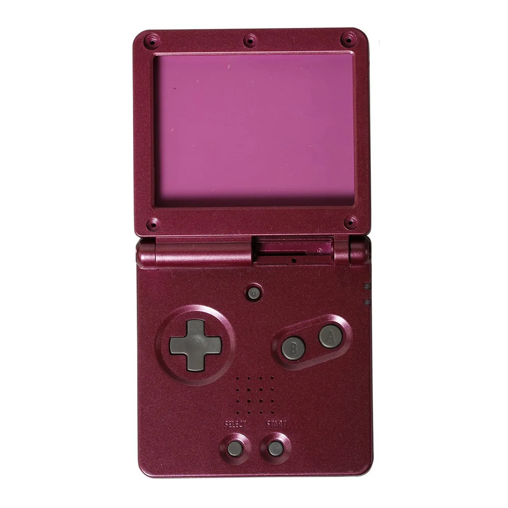 Сменный Чехол для Gameboy Advance SP для GBA SP, чехол для игровой консоли, чехол с кнопками - Цвет: purple