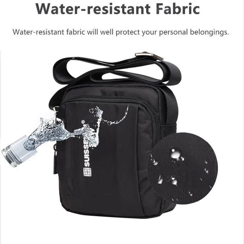 السويسري رسول الشهيرة العلامة التجارية حقيبة الكتف للرجال الذكور كاميرا Crossbody حقيبة صغيرة رسول حقيبة سفر الأعمال حقيبة