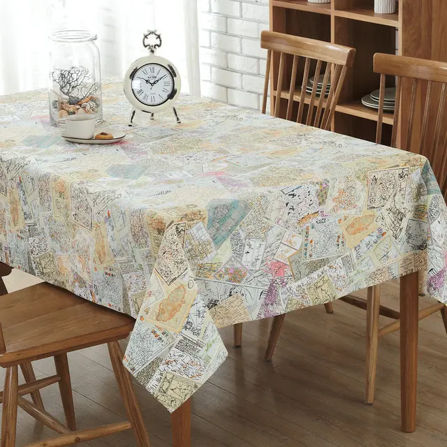 New Linen Table Cloth Map Sching Pattern Tablecloth Tv Cabinet New Linen Table Cloth Map Sching Pattern Tablecloth Tv Cabinet Coffee Home Textile Tablecloths