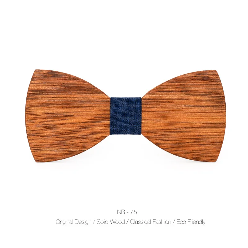 Простой мужской костюм деревянный лук галстук для мальчишник мужчины строгая Деловая одежда галстук