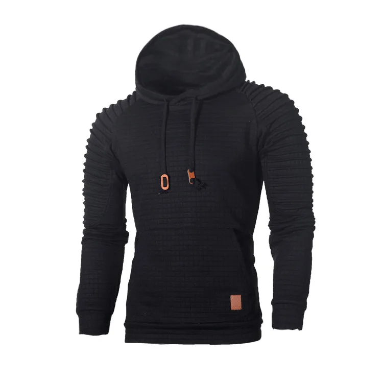 Mountainskin hoodies dos homens moda listrado outono