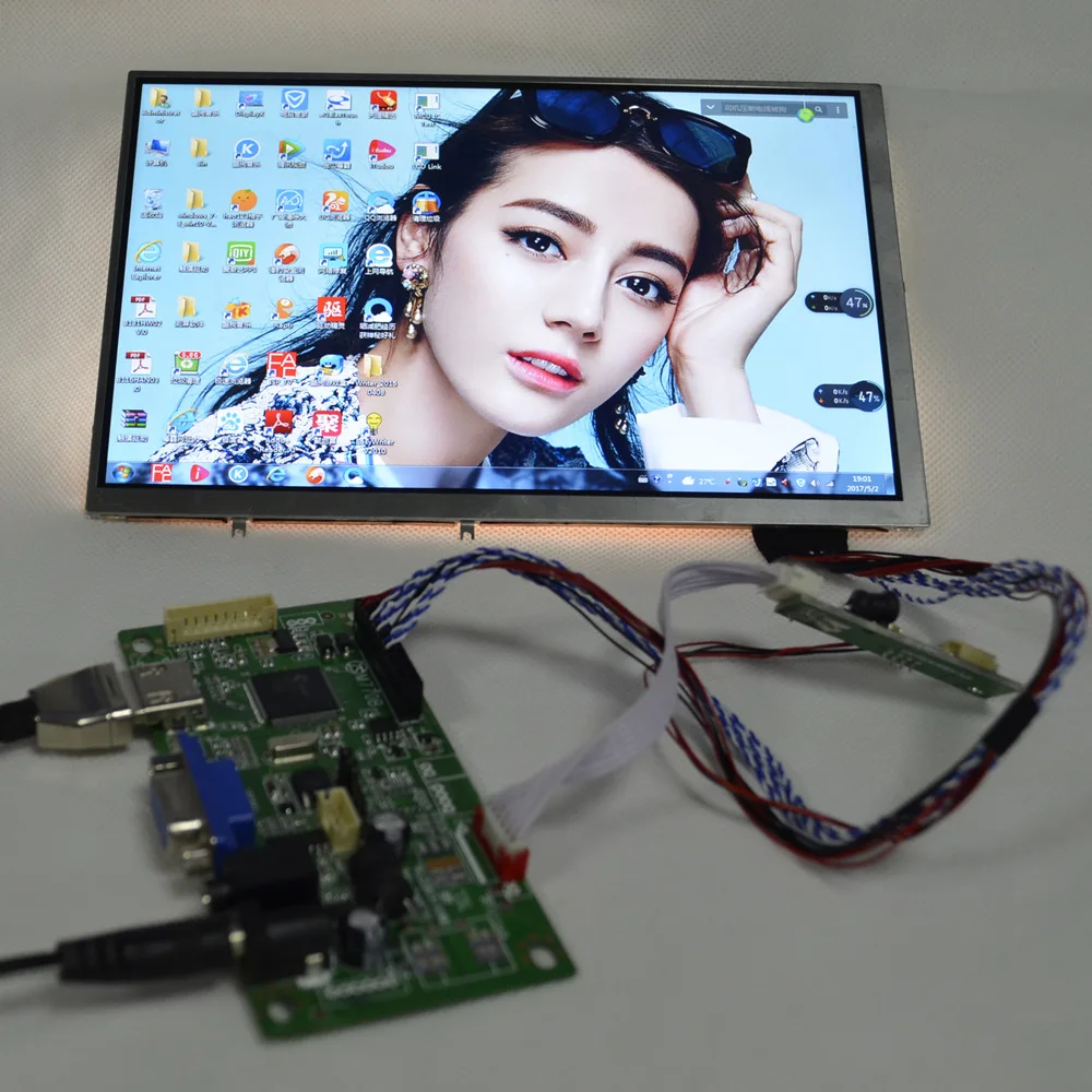 8 дюймовый 1280*800 LVDS 30PIN Full View IPS портативный дисплей сделай сам ЖК экран