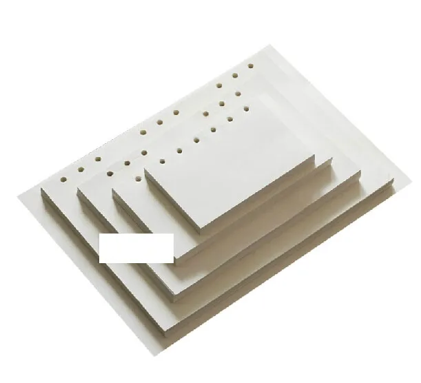 

6 9 20 26 holes rings beige white blank notebook paper spiral book paper A5 A6 A7 blank notepad book