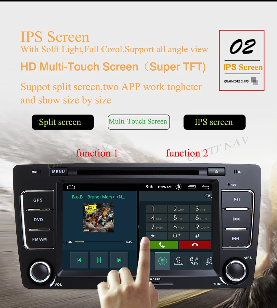 Best DSP Android 9.0 Car DVD Multimedia Player For Skoda Octavia 2009-2013 A 5 WiFi BT Car Stereo Radio Head Unit GPS NAVI IPS Screen 4
