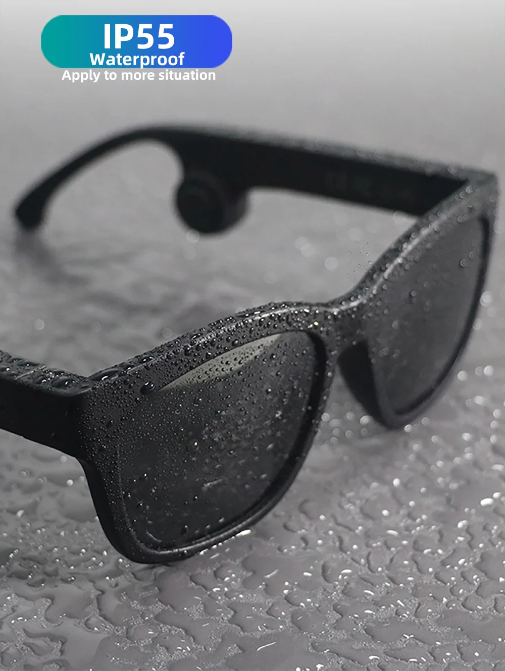 SITU трендовый продукт Мужские квадратные костные проводящие солнцезащитные очки поляризованные женские аудио Bluetooth Geek солнцезащитные очки G2