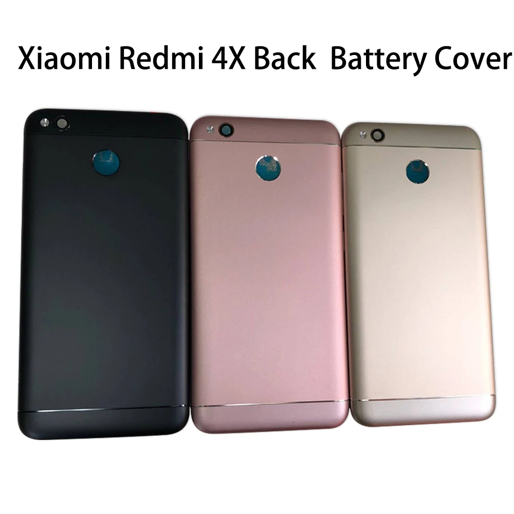 Goedkoop Xiaomi Redmi 4X Terug Behuizing Batterij Cover Achterdeur Case Voor Xiaomi Redmi 4X Batterij Cover Shell Vervangende Onderdelen