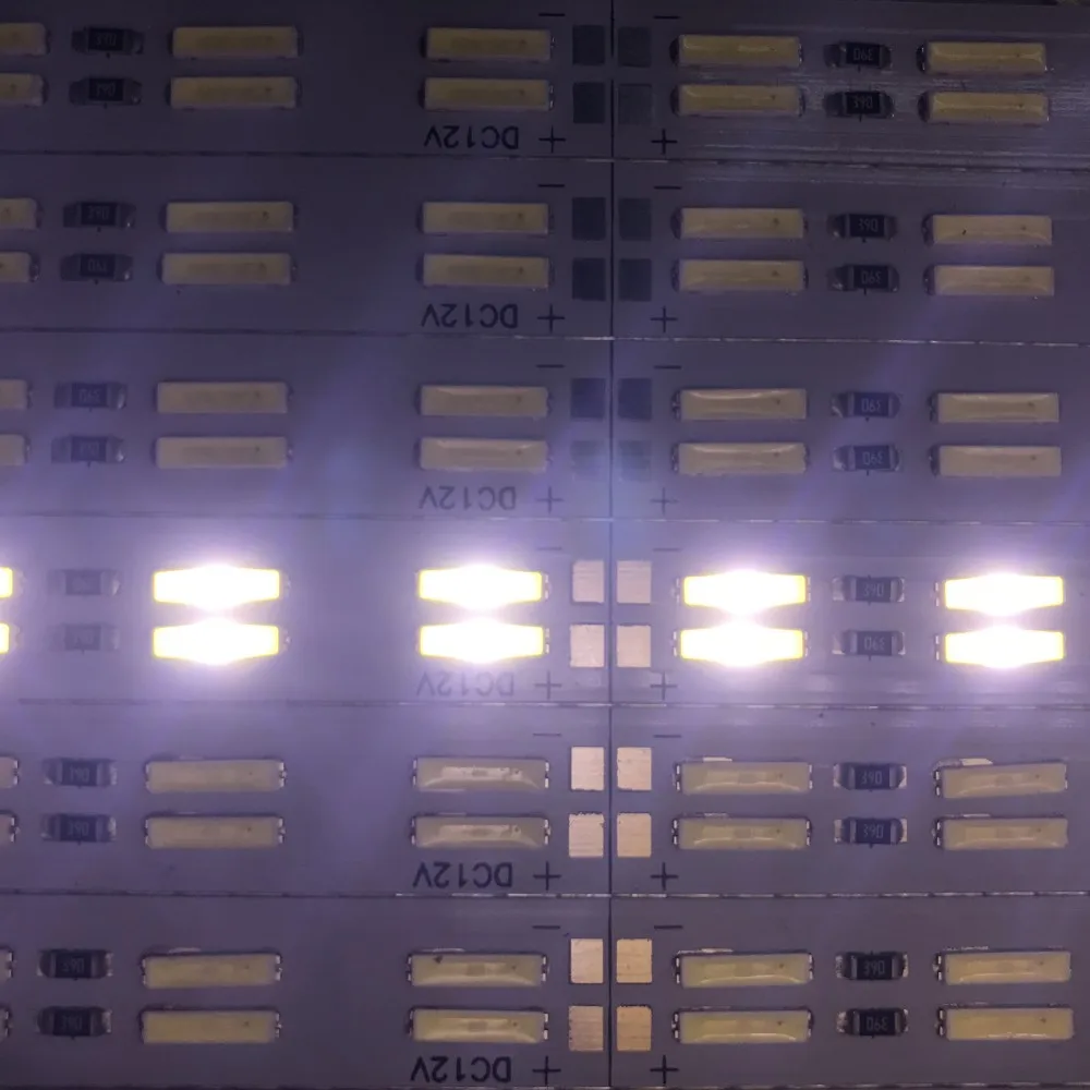 

50pcs High Bright SMD 8520 led Strip Double row 50cm 100cm Hard bar Light DC12V 120leds/m super bright New Arrrival