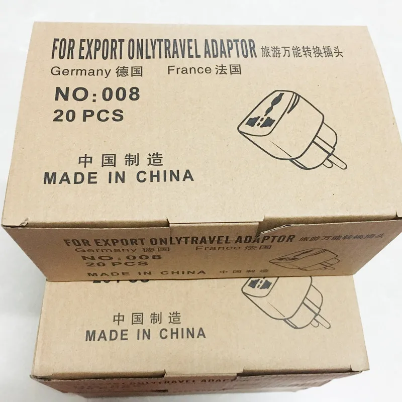 Universal EU German Conversion Plug Adapter European Germany Australia Chinese Power Socket Travel