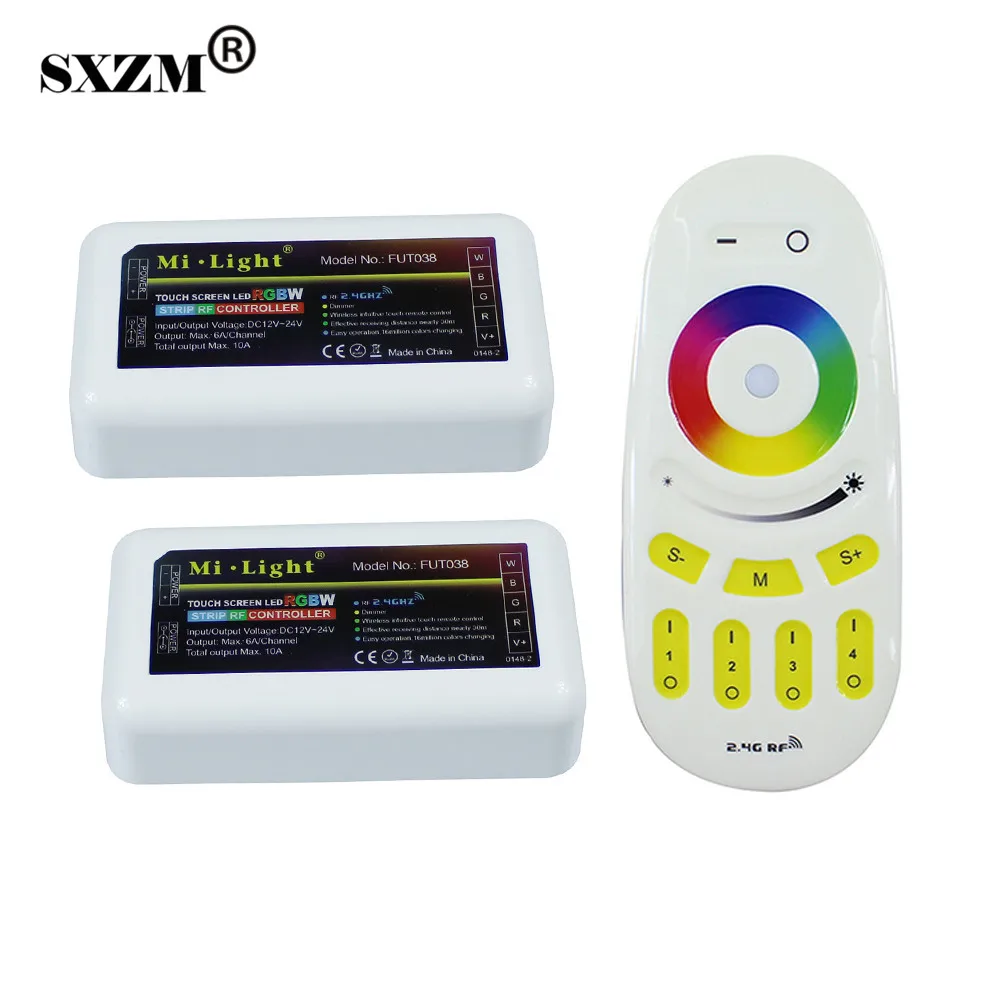 

2X4 zone RGBW Mi.light led controller + RGBW Touch led remote for 5050 RGBW Led Strip light and bulb with RoHS,CE