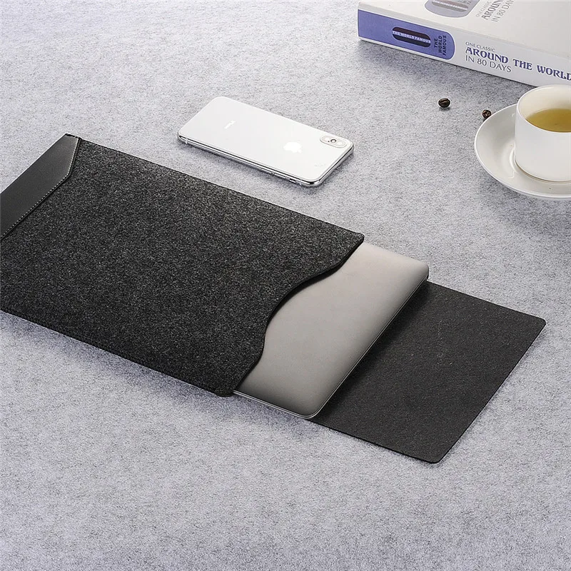 Для Macbook Air 13 Sleeve Pro Cover новая войлочная кожаная мозаика для 15 A1706 A1707 A1708 A1466|Сумки и